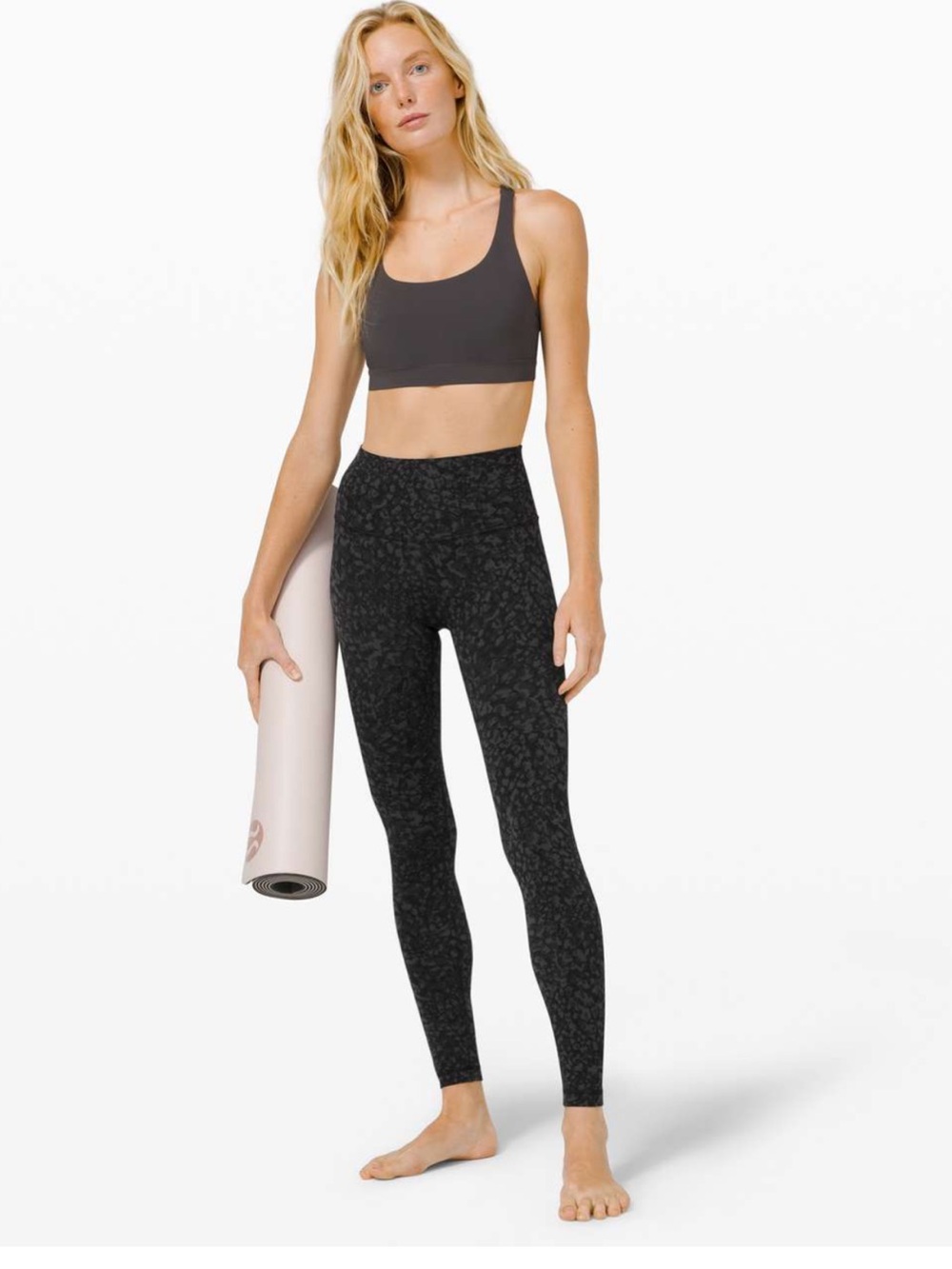 Lululemon Align Pant 28" Wild Thing Camo Deep Coal Multi